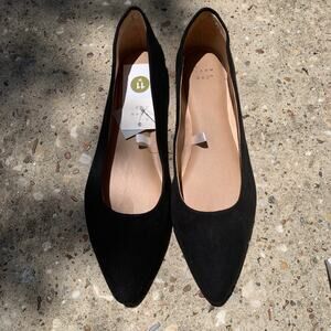A New day Women Doll Shoes Black Flat Size 11 NWT